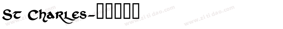 St Charles字体转换